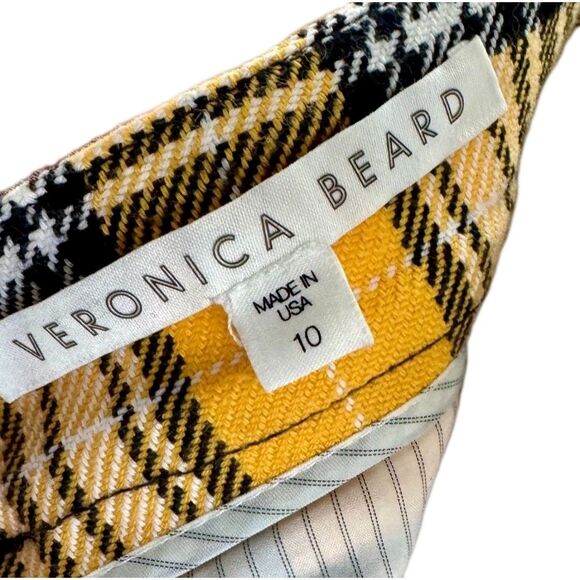 Veronica Beard Plaid Mini Skirt Clueless Cher Academia Preppy Library SZ 10 - Picture 8 of 16